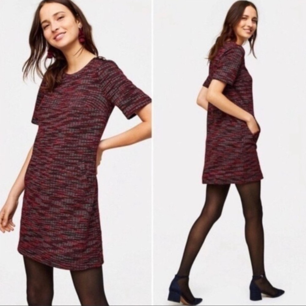 Loft Tweed Shift Dress